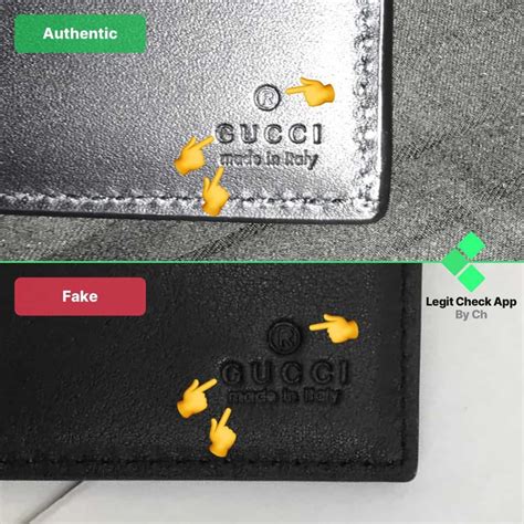 fake gucci id holder|how to identify gucci wallet.